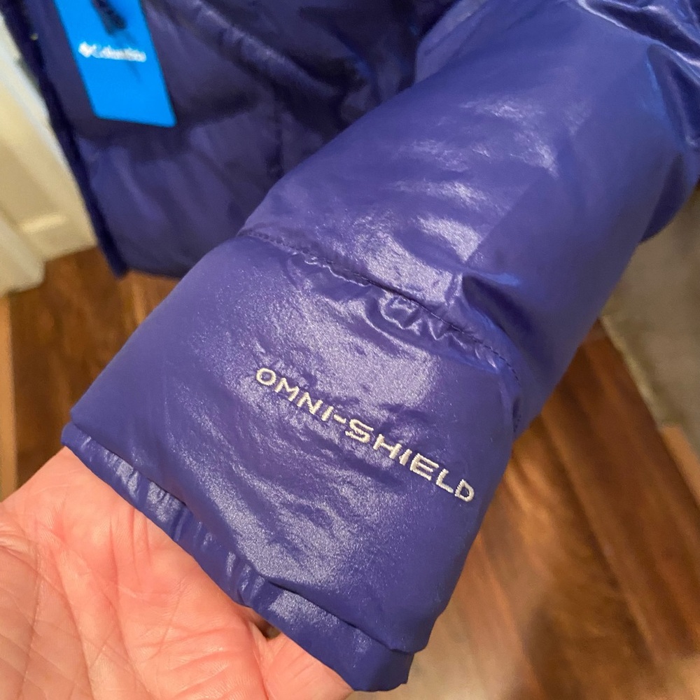 NWT Women's Columbia Peak to Park II Mid Jacket size 2X Blue Detachable Hood - Picture 11 of 15